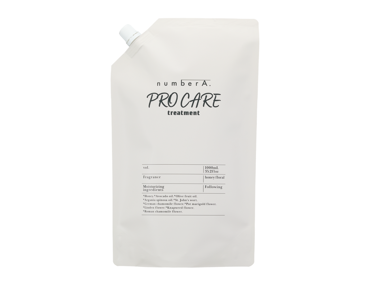 ナンバーエー PRO CARE トリートメント 詰替え用 1000ml – number A.